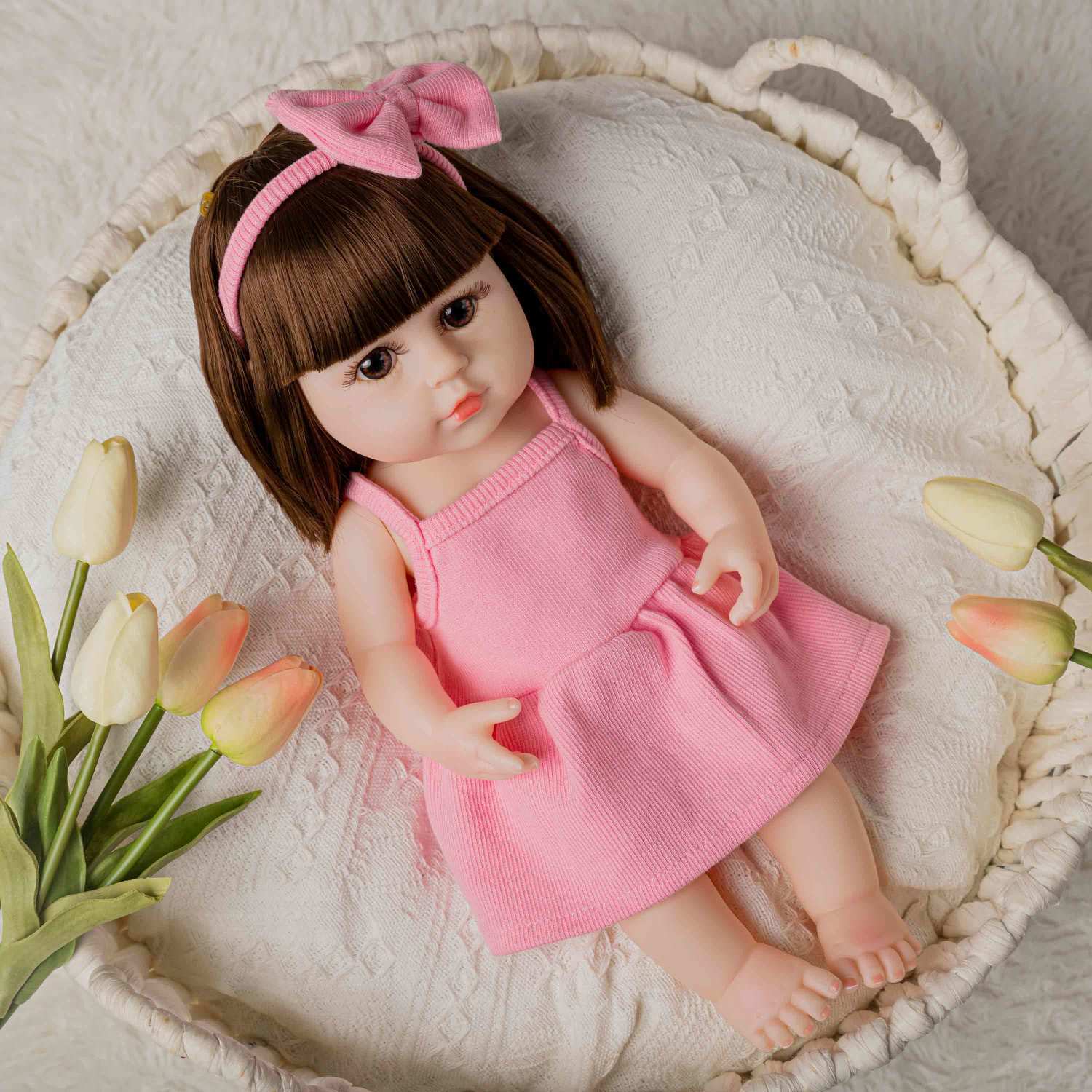 simulated doll girls‘ soft glue drinking water urine princess doll baby sleeping doll children‘s toy dress-up baby