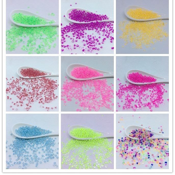 2mm 3000 dyed core rice beads beads diy scattered beads handmade necklace bracelet cross stitch scattered beads handmade