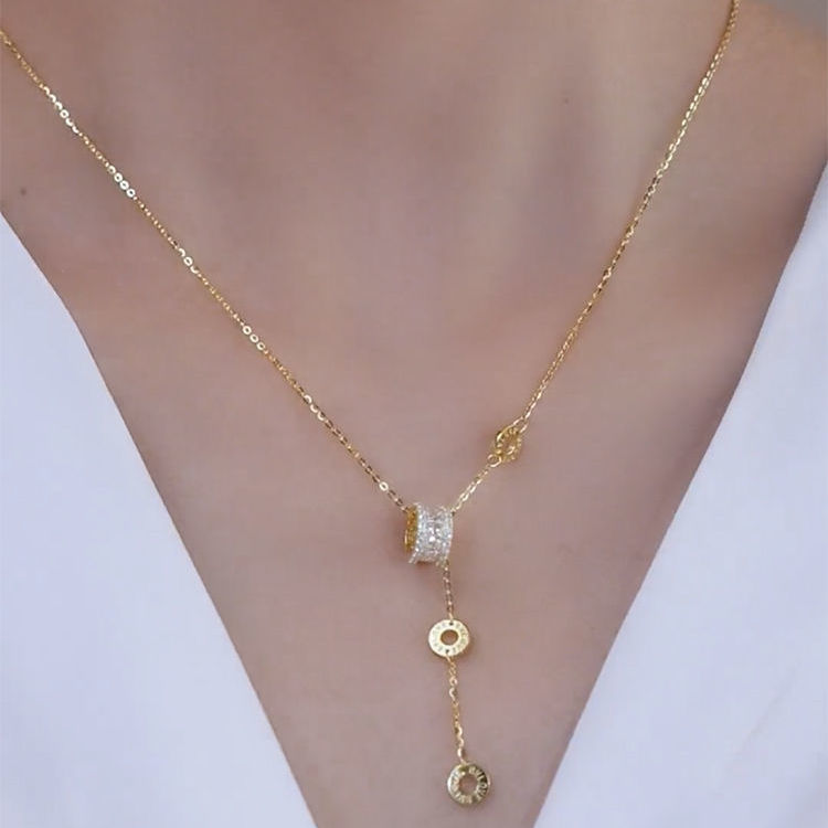 Online Influencer Refined Small Waist Tassel Necklace for Women 2022 New Trendy High-End Design Light Luxury Clavicle Chain Accessories