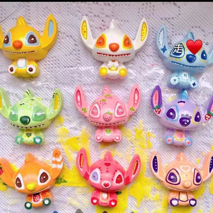 Clow M Stitch Creative Diy Hand Painting Plaster Doll Quick Release Ins Style Good-looking Mini Version Hot Sale