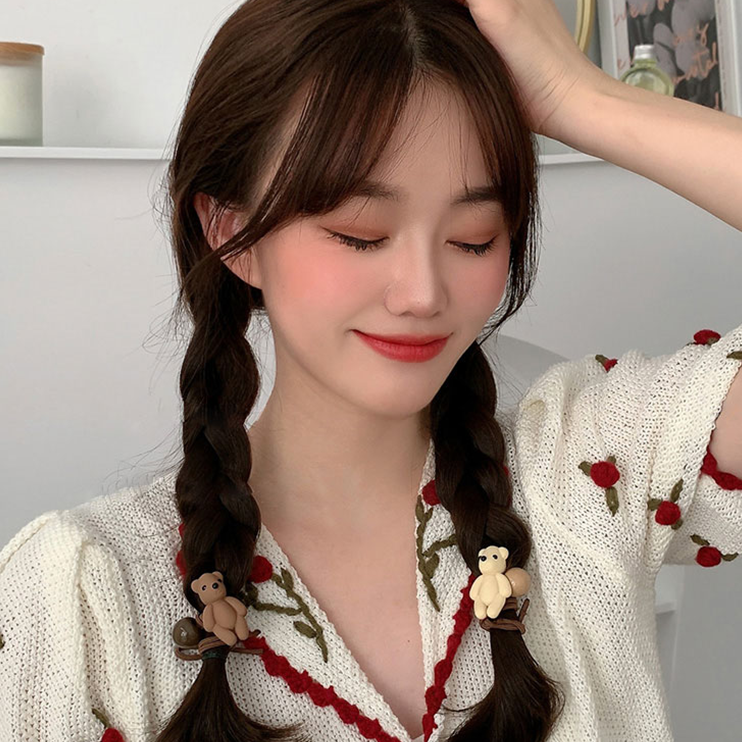Korean-Style Light Luxury Hair Rope Hair Elastic Band Simple Temperament Hair Band Women's High Elastic Durable Children Headband Hair Accessories