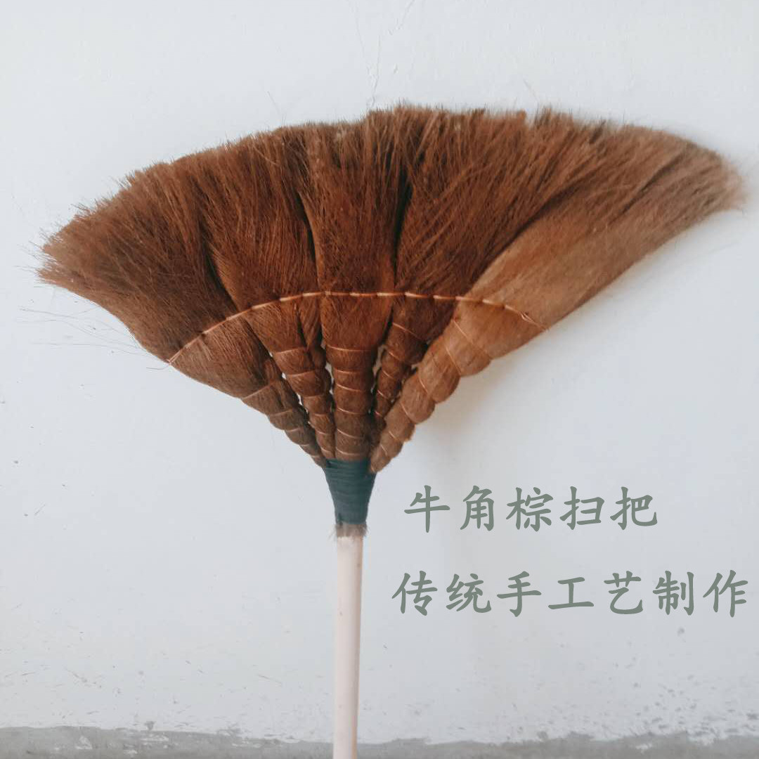 palm broom big broom sweeping broom factory single wholesale traditional craft compact durable home school factory