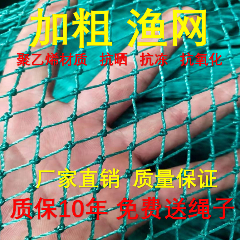 fishnet mesh plate breeding net polyethylene fishnet lath lifting net chicken net orchard anti-bird netting bold fishnet fence