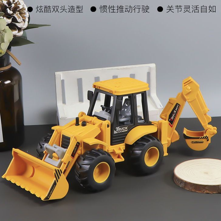 car toy boy excavator bulldozer children engineering stirring inertia load carrier suit children excavator