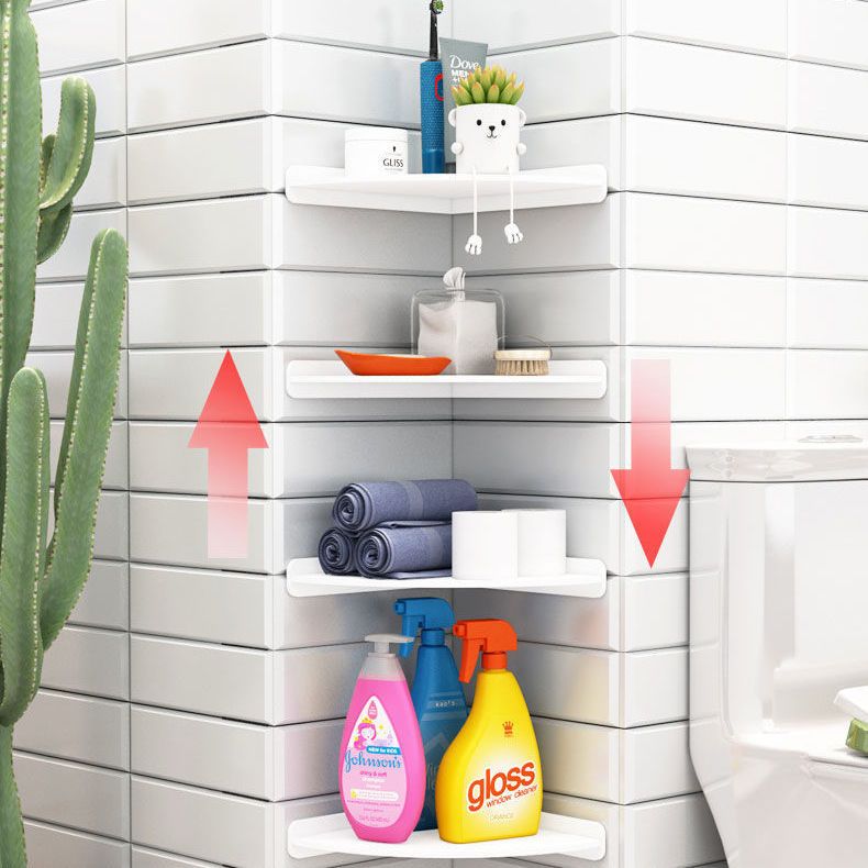 Toilet Rack Wall-Mounted Punch-Free Bathroom Corner Bracket Toothbrush Washstand Toilet Wall Hanging Toilet Corner