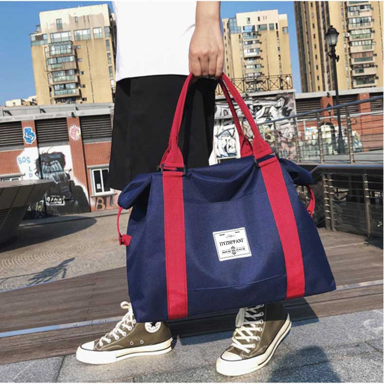 [travel essential] portable trolley case large capacity short-distance travel bag student luggage bag handbag shoulder bag