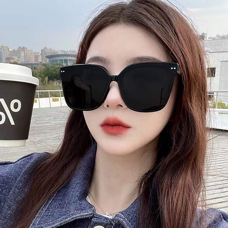 GM Internet-Famous Sunglasses Women's High-Grade INS UV Protection Sun Protection Cool Fried Street Face-Looking Small Sunglasses to Make Big Face Thin-Looked