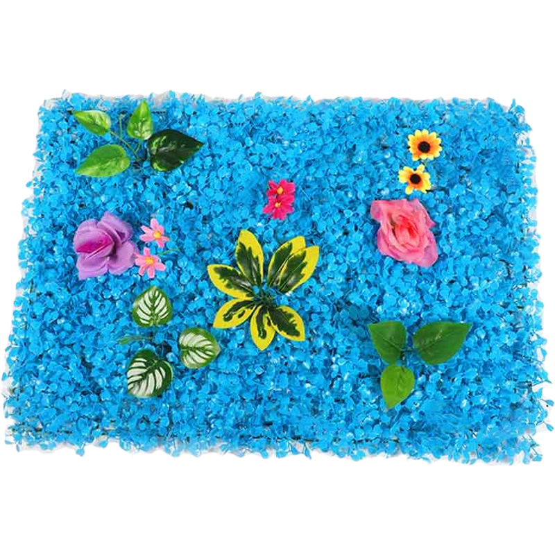 Simulation Plant Wall Green Plant Wall Outdoor Door Head Background Wall Decoration Balcony Indoor Plastic Fake Flower Lawn Wall Hanging