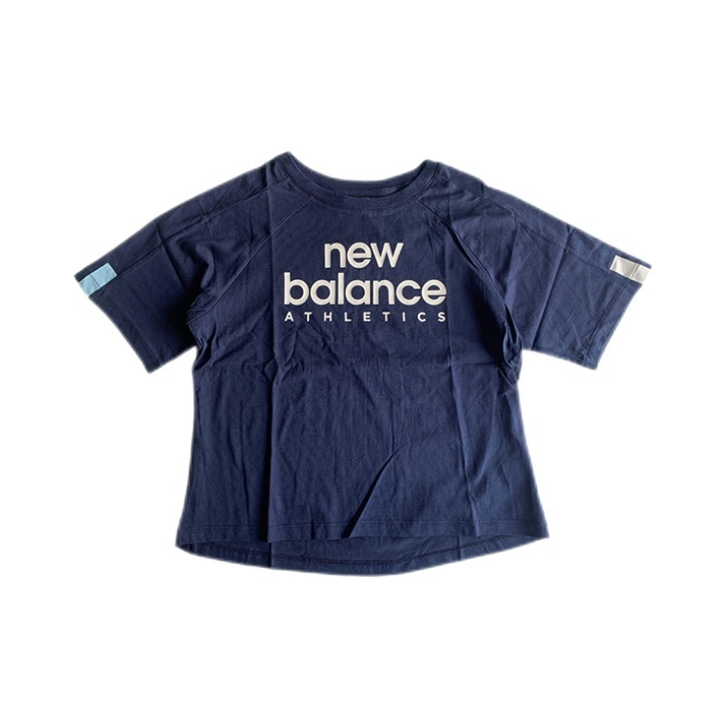 New Balance NB女针织T恤上衣运动休闲T恤 AWT81509-PGM