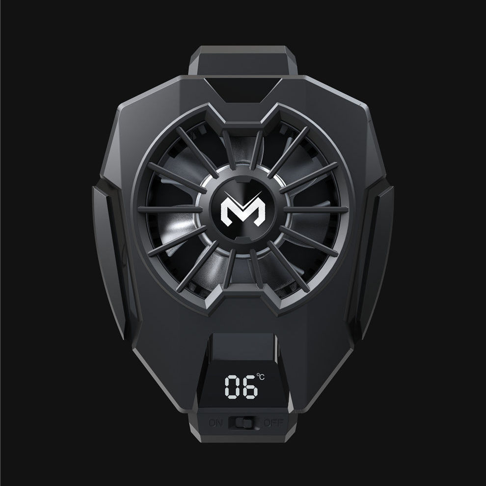 WEKOME Semiconductor Phone Cooler Digital Display Cooling Artifact Back Clip Compatible With Black Shark Huawei_voghion.com