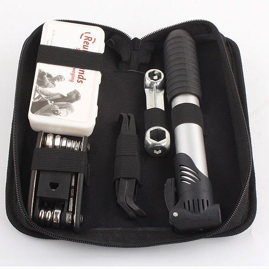 Bicycle Tool Kit Tire Pump Repair Wrench Set Mountain Bike Combination Tools_voghion.com