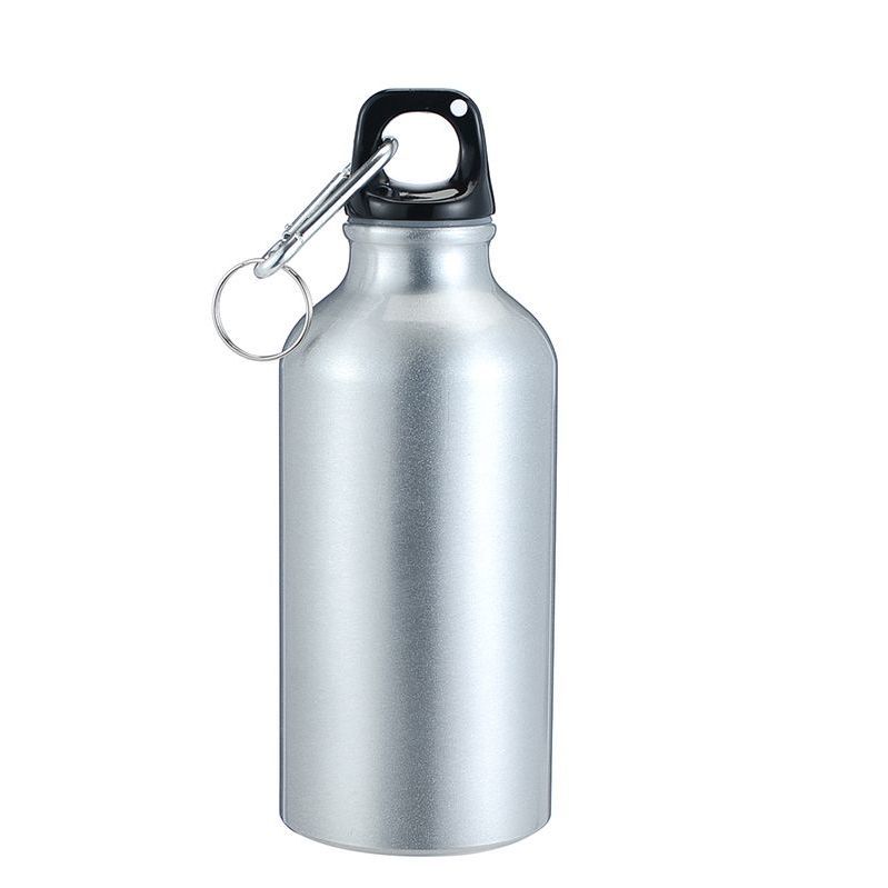 Botella de aluminio portátil de una sola capa de gran capacidad para deportes al aire libre, ideal para ciclismo, senderismo y gimnasio. Vaso de agua impreso._voghion.com