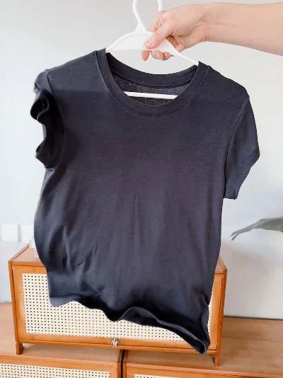 穿上天丝羊毛醋酸短袖，生活有了松弛感的答案