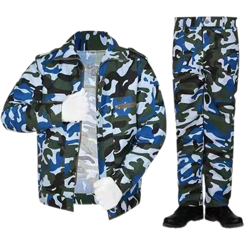 New-style camouflage uniform suit men's spring and autumn military training men and women grinding work site workers tooling labor insurance overalls men