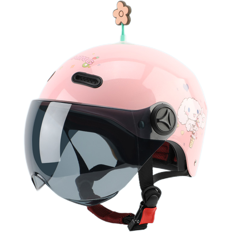 Andes3C认证儿童头盔男女孩夏季宝宝帽夏款电动摩托车四季安全盔